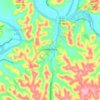 Gainesboro地形图、海拔、地势