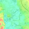 Замостье地形图、海拔、地势