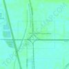 Pacific Junction地形图、海拔、地势