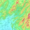 程逸府地形图、海拔、地势