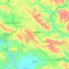 基诺山基诺族乡地形图、海拔、地势