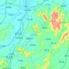 新干县地形图、海拔、地势