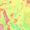 Esmeralda County地形图、海拔、地势