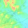 坝陵街道地形图、海拔、地势
