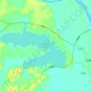 麻塘湖水库地形图、海拔、地势