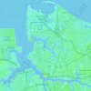 Norfolk地形图、海拔、地势