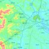 韶山乡地形图、海拔、地势