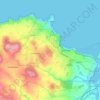 St. Ives地形图、海拔、地势