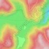 碧塔海地形图、海拔、地势