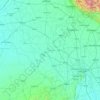 哈里亚纳邦地形图、海拔、地势