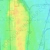 Beverly地形图、海拔、地势