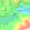 水布垭水电站地形图、海拔、地势