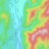 中興里地形图、海拔、地势