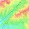 Turkuaz Mahallesi地形图、海拔、地势