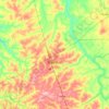 Barretos地形图、海拔、地势