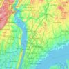 Westchester County地形图、海拔、地势