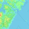 Kittery地形图、海拔、地势