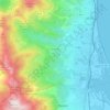 Furiani地形图、海拔、地势