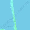 South Padre Island地形图、海拔、地势