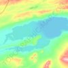 羊湖地形图、海拔、地势