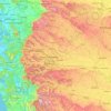 Pune地形图、海拔、地势