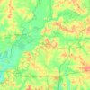Gibson County地形图、海拔、地势
