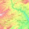 白水县地形图、海拔、地势