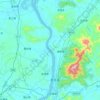 吉水县工业园区地形图、海拔、地势