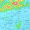 良渚国家考古遗址公园地形图、海拔、地势