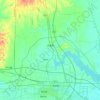 纪南镇地形图、海拔、地势