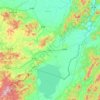 鸡西市地形图、海拔、地势