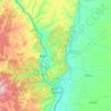 布拉戈维申斯基区地形图、海拔、地势