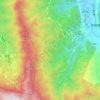 愛國村地形图、海拔、地势