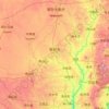 榆林市地形图、海拔、地势