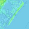 Seven Mile Island地形图、海拔、地势