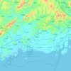 东港市地形图、海拔、地势