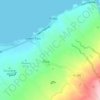 Paia地形图、海拔、地势
