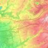 Haan地形图、海拔、地势