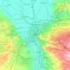 开罗地形图、海拔、地势