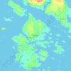 Deer Isle地形图、海拔、地势
