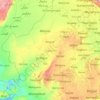 拉贾斯坦邦地形图、海拔、地势
