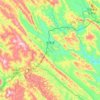 长老乡地形图、海拔、地势