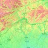 广元市地形图、海拔、地势