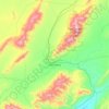 Aïn Séfra地形图、海拔、地势