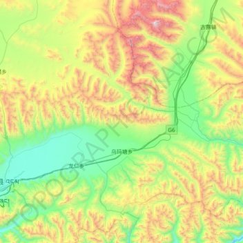乌玛塘乡地形图、海拔、地势