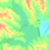 临城水库地形图、海拔、地势