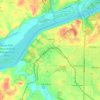 Sheffield地形图、海拔、地势