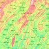 龙山县地形图、海拔、地势