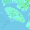 Sand Island地形图、海拔、地势
