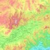 延庆区地形图、海拔、地势